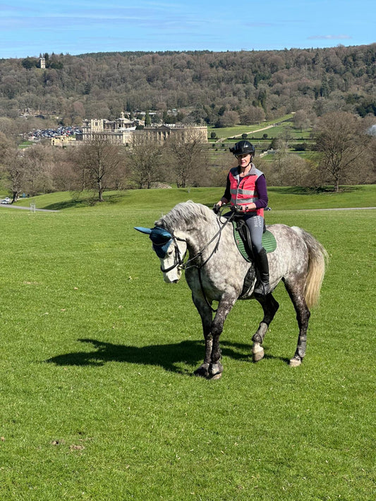 Guided horse ride at Chatsworth Estate, Peak District