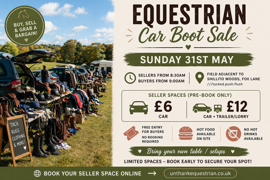 Equestrian Car Boot – Seller Space | Sunday 31st May
